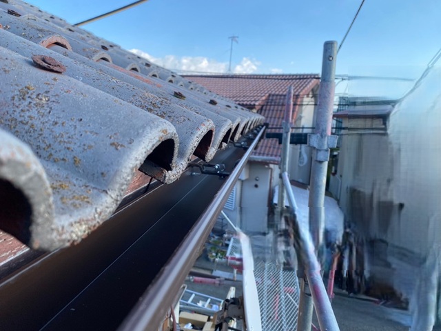 明石市　O様　雨樋交換施工写真